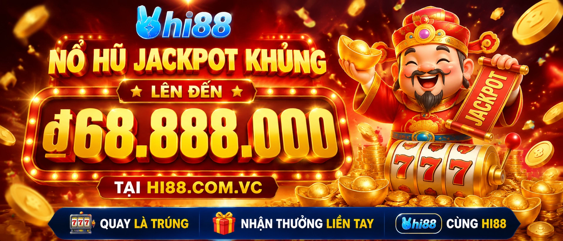 Hình minh họa khu Nổ Hũ HI88 với giao diện game nổi bật