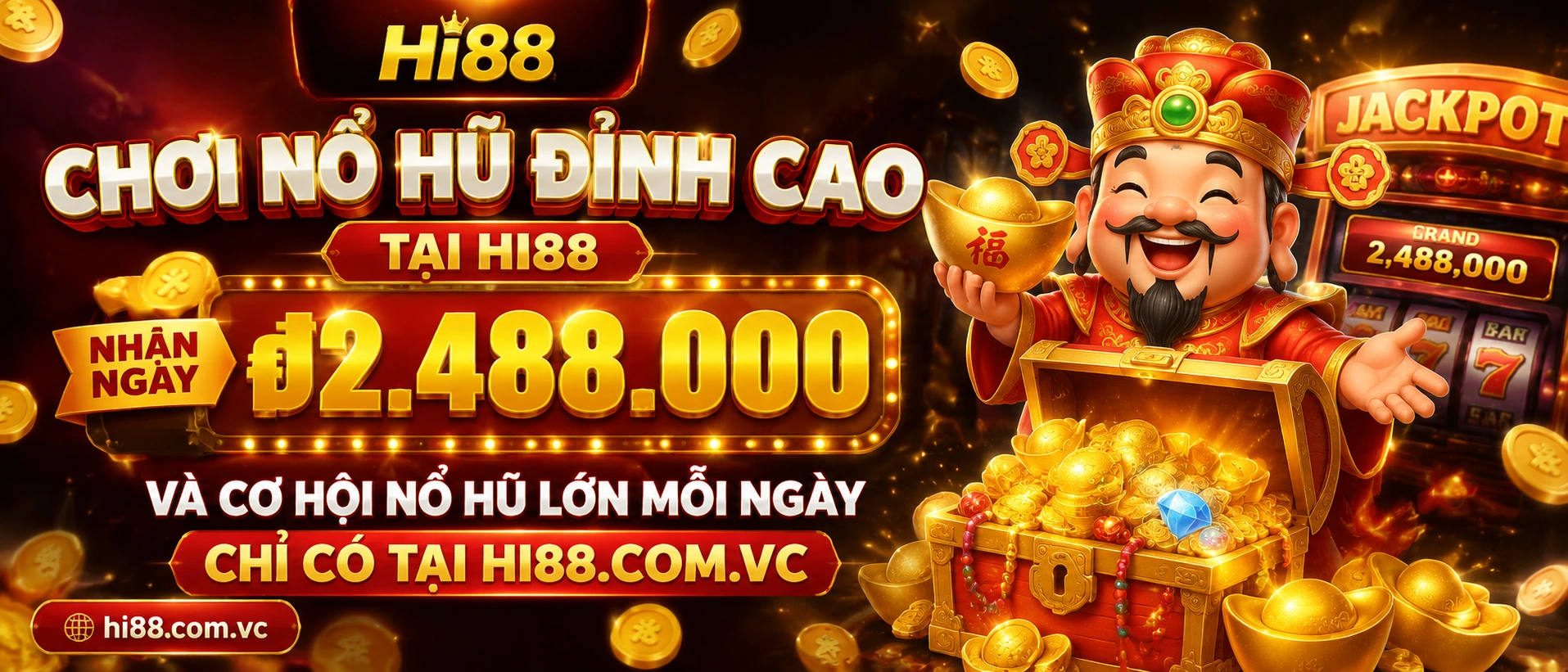 Màn hình HI88 Nổ Hũ tối ưu cho điện thoại