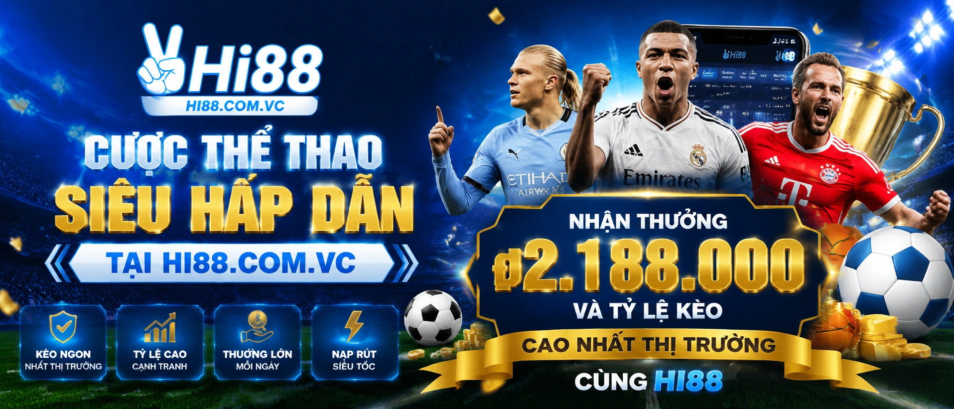 Không gian trải nghiệm HI88 với phong cách hiện đại