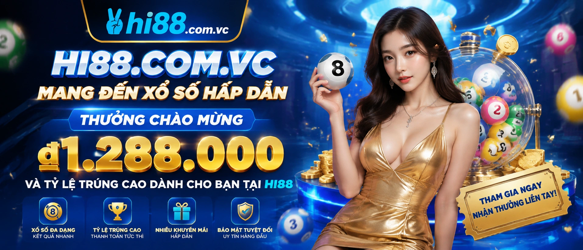 Người dùng xem kết quả xổ số trên điện thoại tại HI88