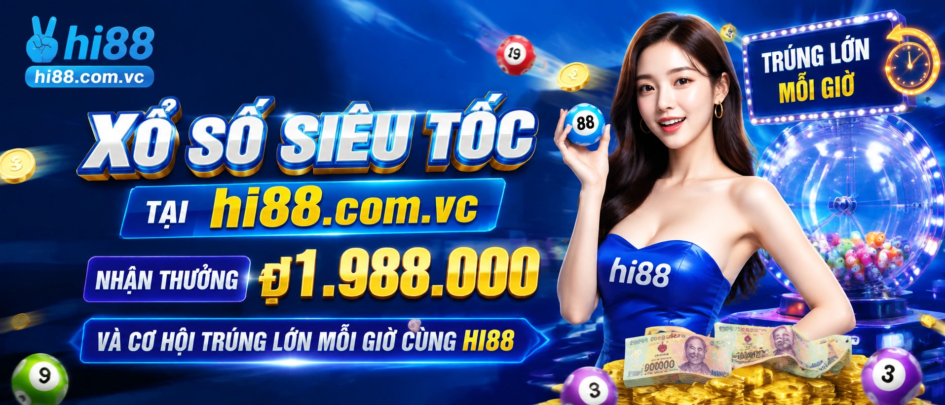 Màn hình tra cứu XSMB, XSMN và XSMT trên HI88